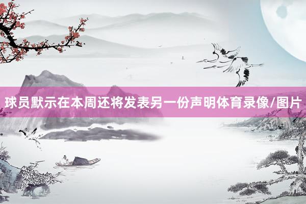 球员默示在本周还将发表另一份声明体育录像/图片