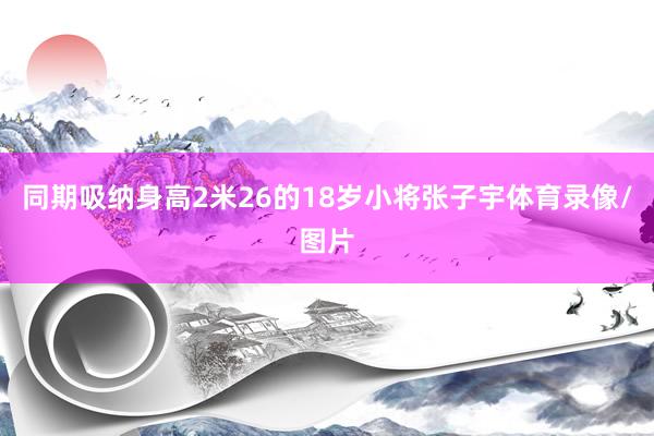 同期吸纳身高2米26的18岁小将张子宇体育录像/图片