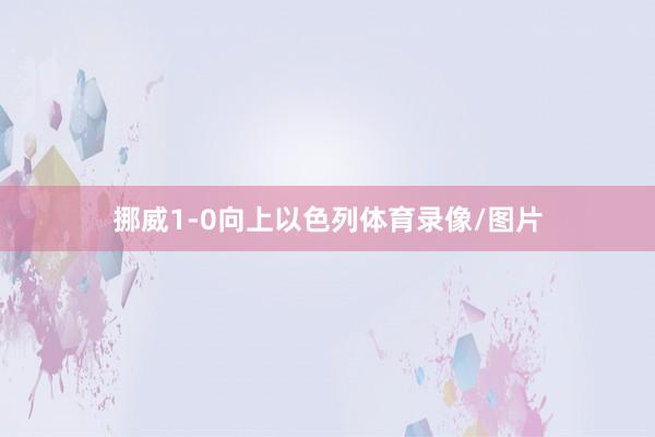 挪威1-0向上以色列体育录像/图片