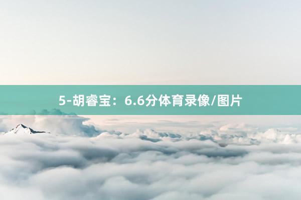 5-胡睿宝:6.6分体育录像/图片